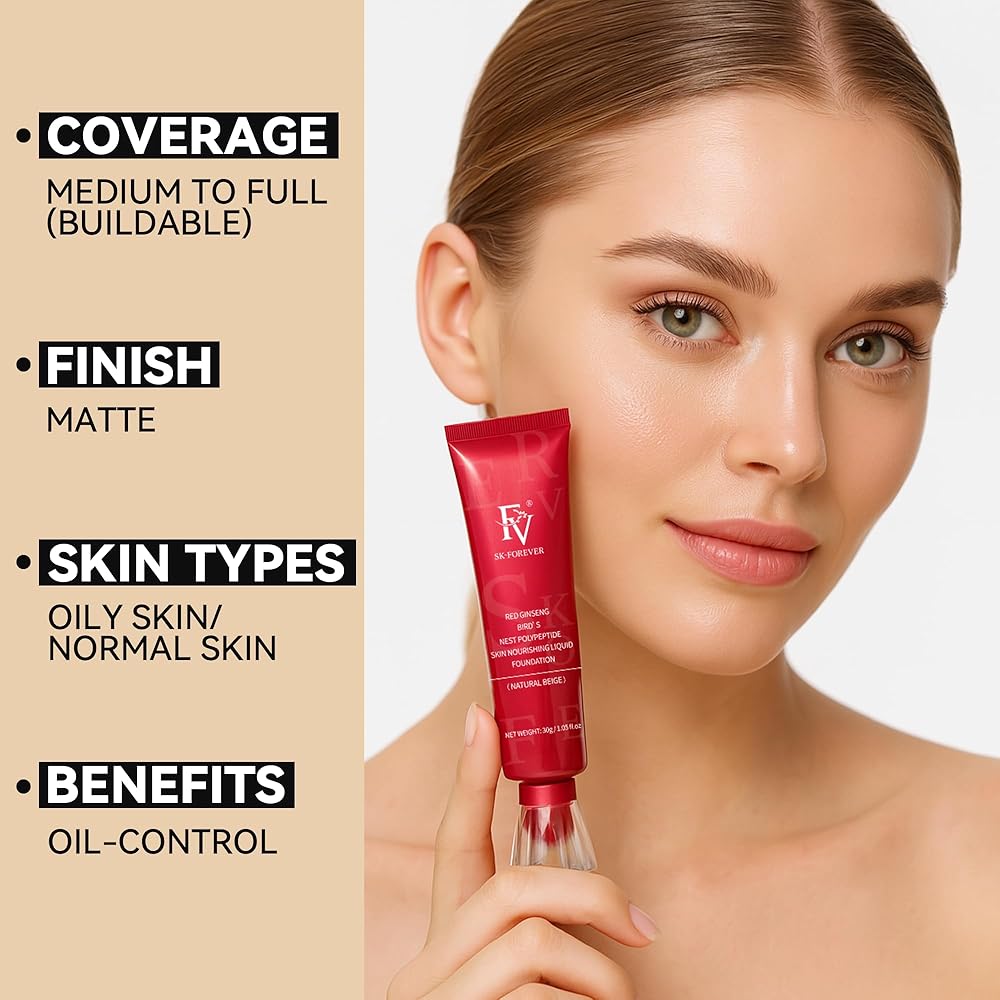 FV Foundation Tube China Red original full coverage high pigmentation Foundation Tube