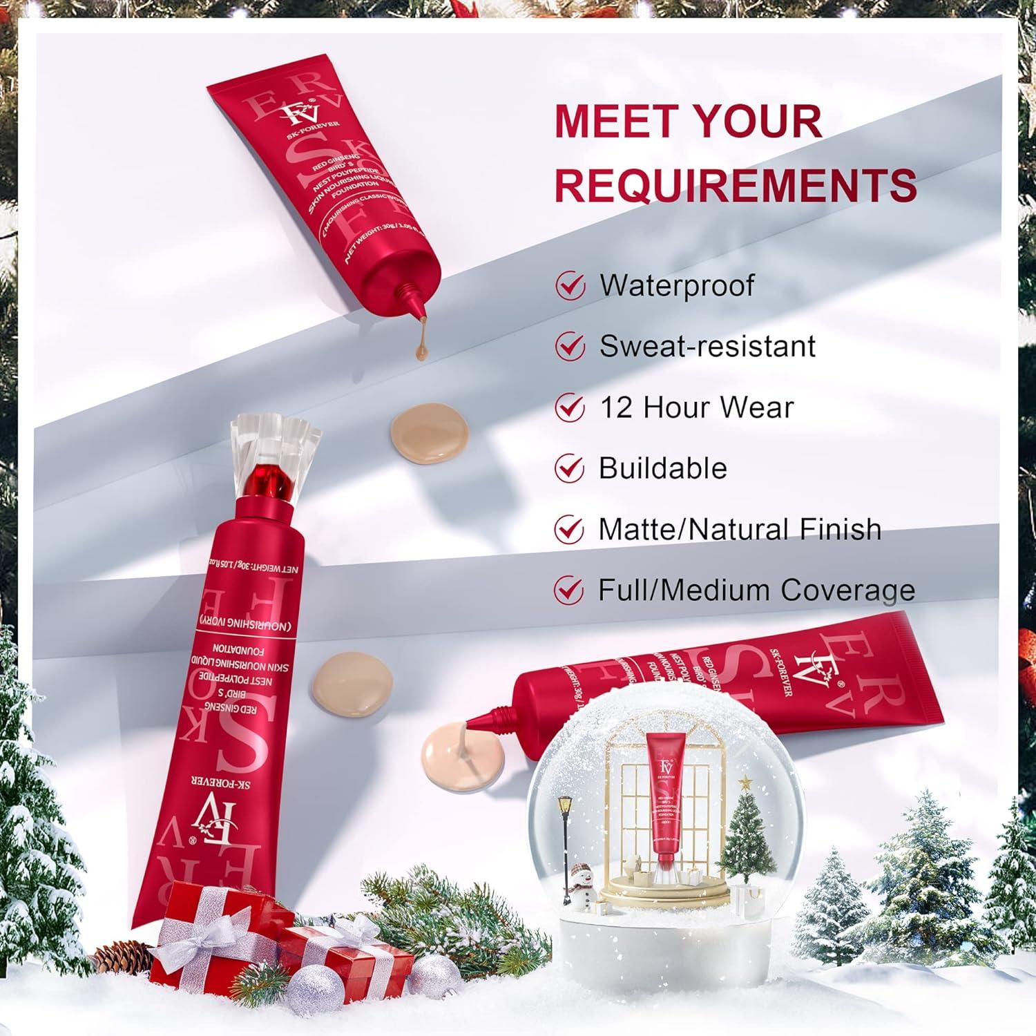 FV Foundation Tube China Red original full coverage high pigmentation Foundation Tube