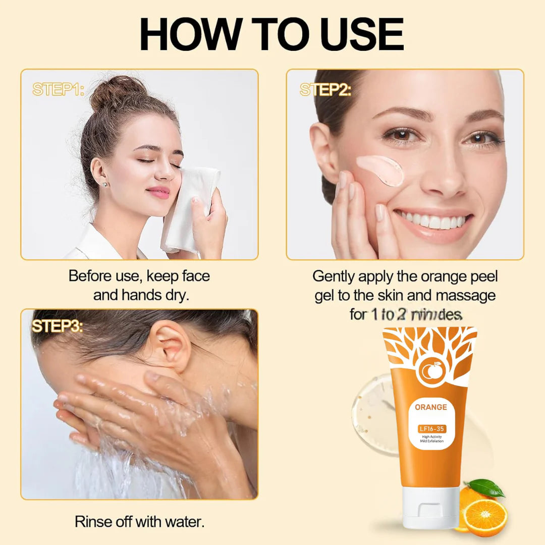 Orange Exfoliating gel